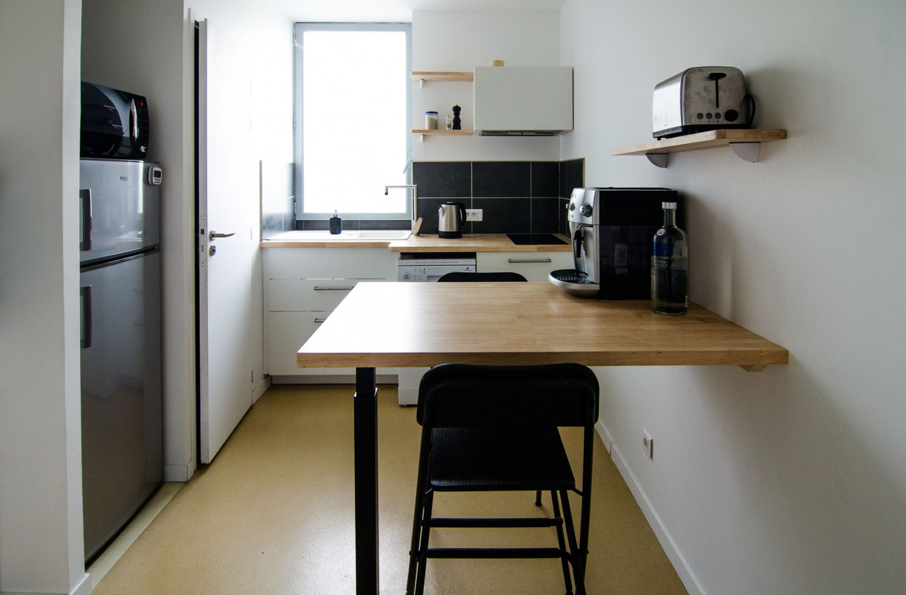 Aménagement de bureau-kitchenette