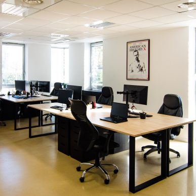 Aménagement de bureau-open space