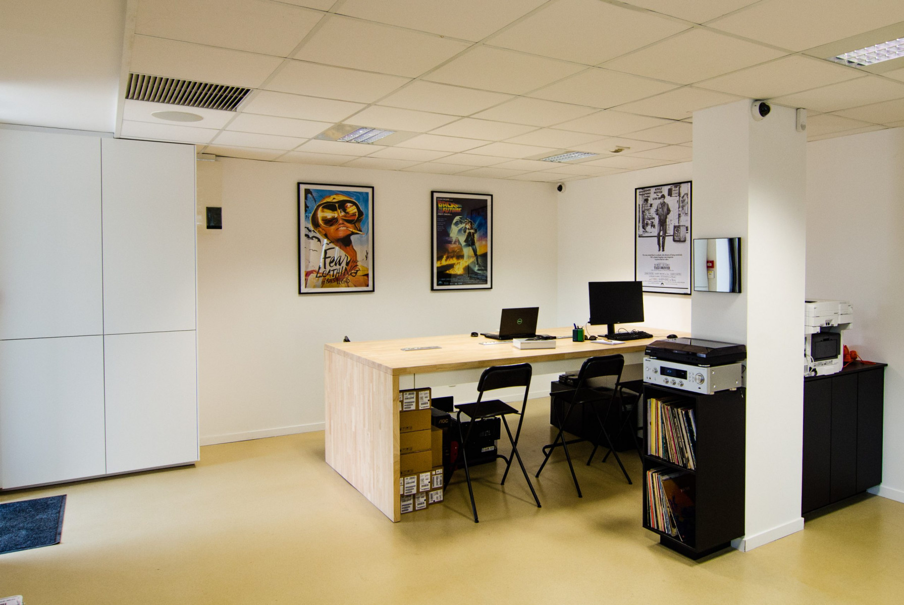 Aménagement de bureau-ilot